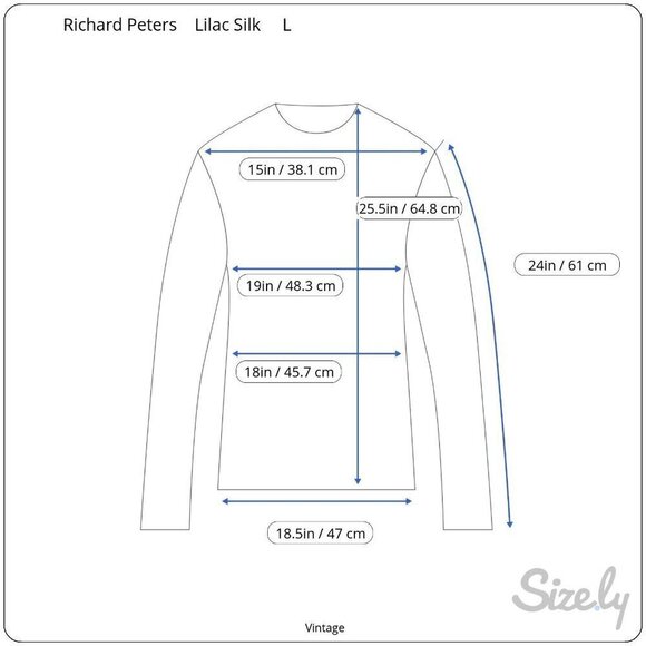 Richard Peters Vintage Lilac Silk Floral Tie Neck Blouse Pleated Midi Skirt Set - Picture 7 of 16